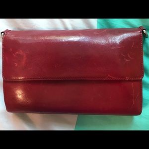 Red HOBO organizer wallet